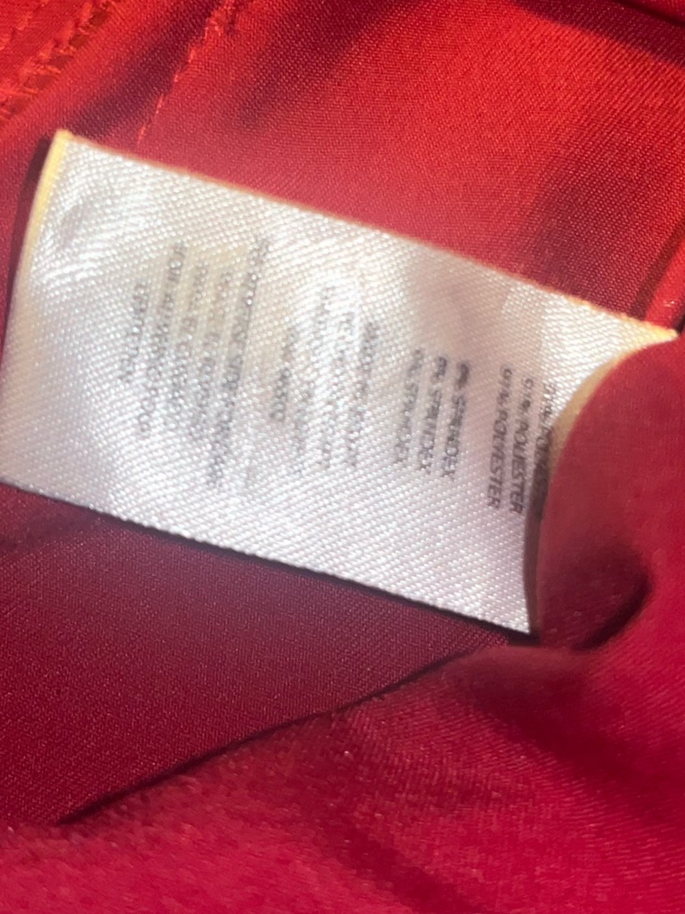 Red Drawstring Lounge Pants - Picture 3 of 3